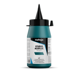 ACRILICO STUDIO Vallejo 500ml. (Turquesa de Ftaloc.)