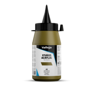 ACRILICO STUDIO Vallejo 500ml.  (Verde Oliva)