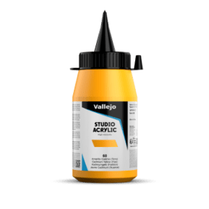 ACRILICO STUDIO Vallejo 500ml.  (Amarillo Cadmio (tono))