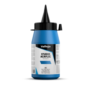 ACRILICO STUDIO Vallejo 500ml.  (Azul Cian Oscuro)