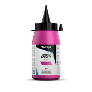 ACRILICO STUDIO FLUOR Vallejo 500ml. (Magenta)