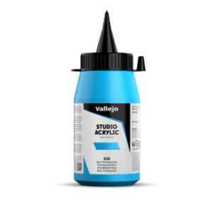 ACRILICO STUDIO FLUOR Vallejo 500ml. (Azul)