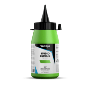 ACRILICO STUDIO FLUOR Vallejo 500ml. (Verde)