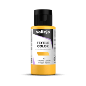PINTURA TEXTIL COLOR Vallejo 60ml. (Amarillo Dorado)