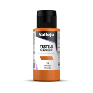 PINTURA TEXTIL COLOR Vallejo 60ml. (Naranja Vivo)