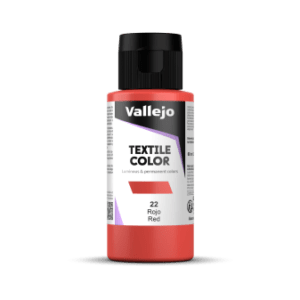 PINTURA TEXTIL COLOR Vallejo 60ml. (Rojo)
