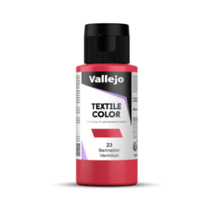 PINTURA TEXTIL COLOR Vallejo 60ml. (Bermellón)