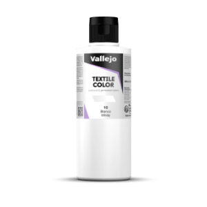 PINTURA TEXTIL COLOR Vallejo 200ml. (Blanco)