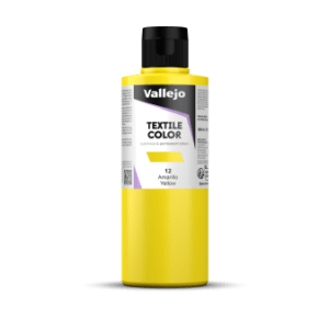 PINTURA TEXTIL COLOR Vallejo 200ml.  (Amarillo)