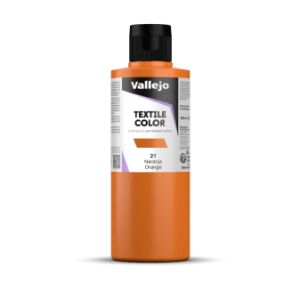 PINTURA TEXTIL COLOR Vallejo 200ml. (Naranja Vivo)