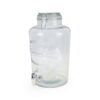 TARRO VIDRIO DISPENSADOR CON GRIFO 8 LITROS LA MEDITERRANEA