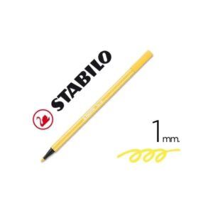 ROTULADOR Stabilo Pen 68 (Amarillo)