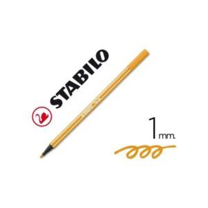 ROTULADOR Stabilo Pen 68 (Naranja)