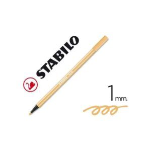 ROTULADOR Stabilo Pen 68 (Ocre-Oscuro)