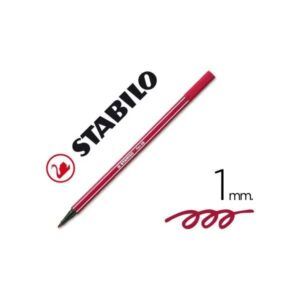 ROTULADOR Stabilo Pen 68 (Rojo-oscuro)
