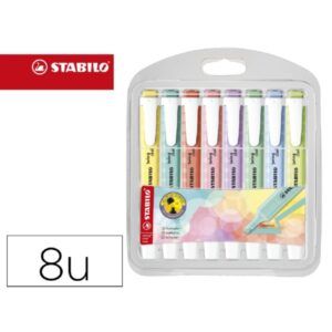 RESALTADOR FLUOR Stabilo Swing Cool 8-Colores PASTEL
