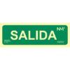 SEÑAL EMERGENCIA 300x105 Adhesiva Luminiscente