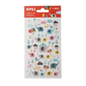 PEGATINAS Apli ELEFANTES 1-H 61u.