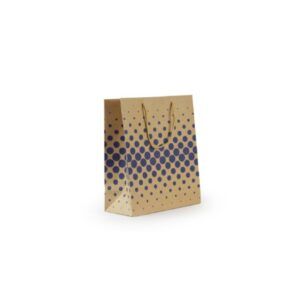 BOLSA PAPEL Para REGALO 185x140x85 180gr. Reciclado Azules