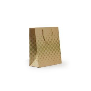 BOLSA PAPEL Para REGALO 185x140x85 180gr. Reciclado Oro
