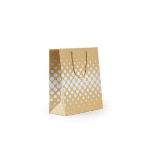 BOLSA PAPEL Para REGALO 185x140x85 180gr. Reciclado Plata
