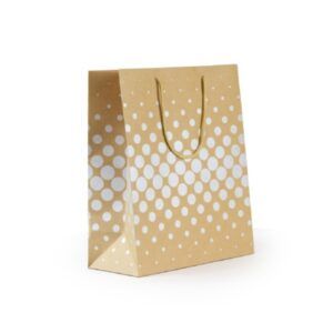 BOLSA PAPEL Para REGALO 315x24x127 180gr. Reciclado Plata