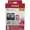 CART. INK-JET Canon PG-540/41XL + Papel Photo 4x6 50h