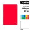 CUADERNO Pacsa BASIC 4º LISO 80-H