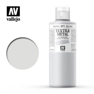 PINTURA TEXTIL COLOR Vallejo 200ml. (Oro-Plata)