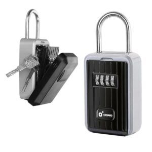 CAJA DE SEGURIDAD COMBINACIÓN PARA LLAVES CON GANCHO CROMAD