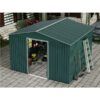 CASETA DE METAL | PUERTAS CORREDERAS 300X304.5X214.5CM (9.14M2) VERDE SUNGA