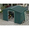 CASETA DE METAL | PUERTAS CORREDERAS 304.5X243X214.5CM (7.4M2) VERDE SUNGAR