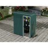 CASETA DE METAL | PUERTAS CORREDERAS 91X151X182CM (1.37M2) VERDE SUNGARDEN