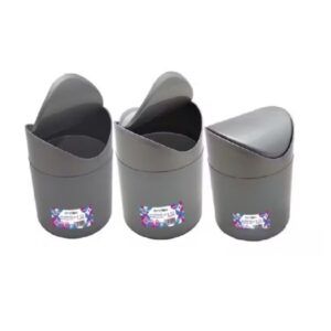 PAPELERA MINI Endos PLASTICA C/TAPA PIVOTANTE