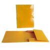 CARPETA SOLAPAS Fº 34ctms CARTON Brillo LASER (Amarillo)