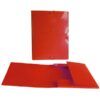 CARPETA SOLAPAS Fº 34ctms CARTON Brillo LASER (Rojo)