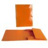 CARPETA SOLAPAS Fº 34ctms CARTON Brillo LASER (Naranja)
