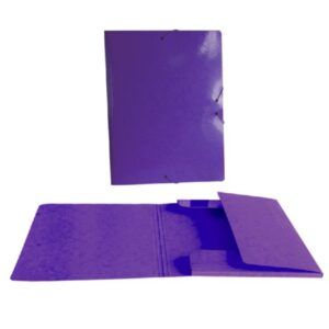 CARPETA SOLAPAS Fº 34ctms CARTON Brillo LASER (Violeta-Morad