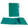 CARPETA SOLAPAS Fº 34ctms CARTON Brillo LASER (Verde)