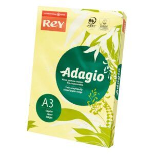 PAPEL Fotocopia A-4 80gr. 500-H Color (Amarillo-Claro)
