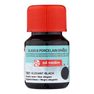 PINTURA Vidrio & Porcelano Talen´s Opaco 30ml Negro Elegante