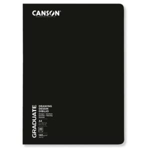 CUADERNO DIBUJO Canson Grapado A-4 20H Graduate 140gr.