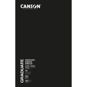 CUADERNO DIBUJO Canson Grapado A-5 20H Graduate 140gr.