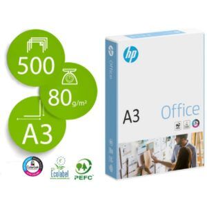 PAPEL FOTOCOPIA A-3 80gr. HP Office (Pv-500-H)