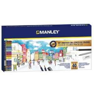 LAPICES CREATIVOS Manley SET 40-Colores