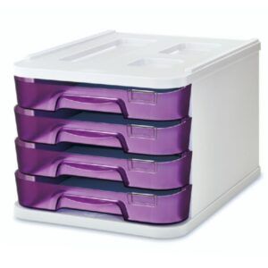 BUCS 4-CAJONES Transparentes (Violeta)