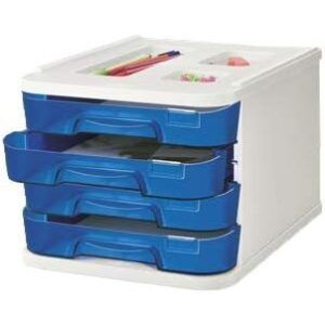 BUCS 4-CAJONES Transparentes (Azul-Oscuro)
