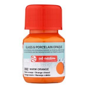 PINTURA Vidrio & Porcelano Talen´s Opaco 30ml Naranja Cálido