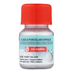 PINTURA Vidrio & Porcelano Talen´s Opaco 30ml Plata Brillant