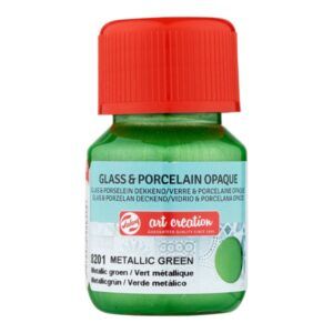 PINTURA Vidrio & Porcelano Talen´s Opaco 30ml Verde Metaliza